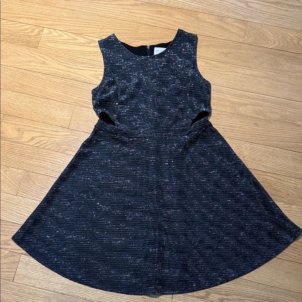 Place Black and Gray Kids Dress